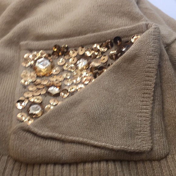 Joan Boyce Ladies Cardigan Sweater Camel Color Size XS - Picture 11 of 14